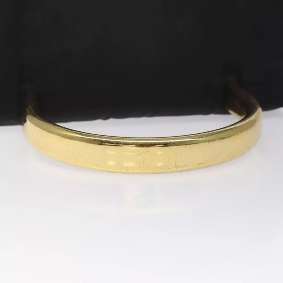 PRADA Hand Bag Nylon Navy Gold Auth JB052 - Picture 8 of 16